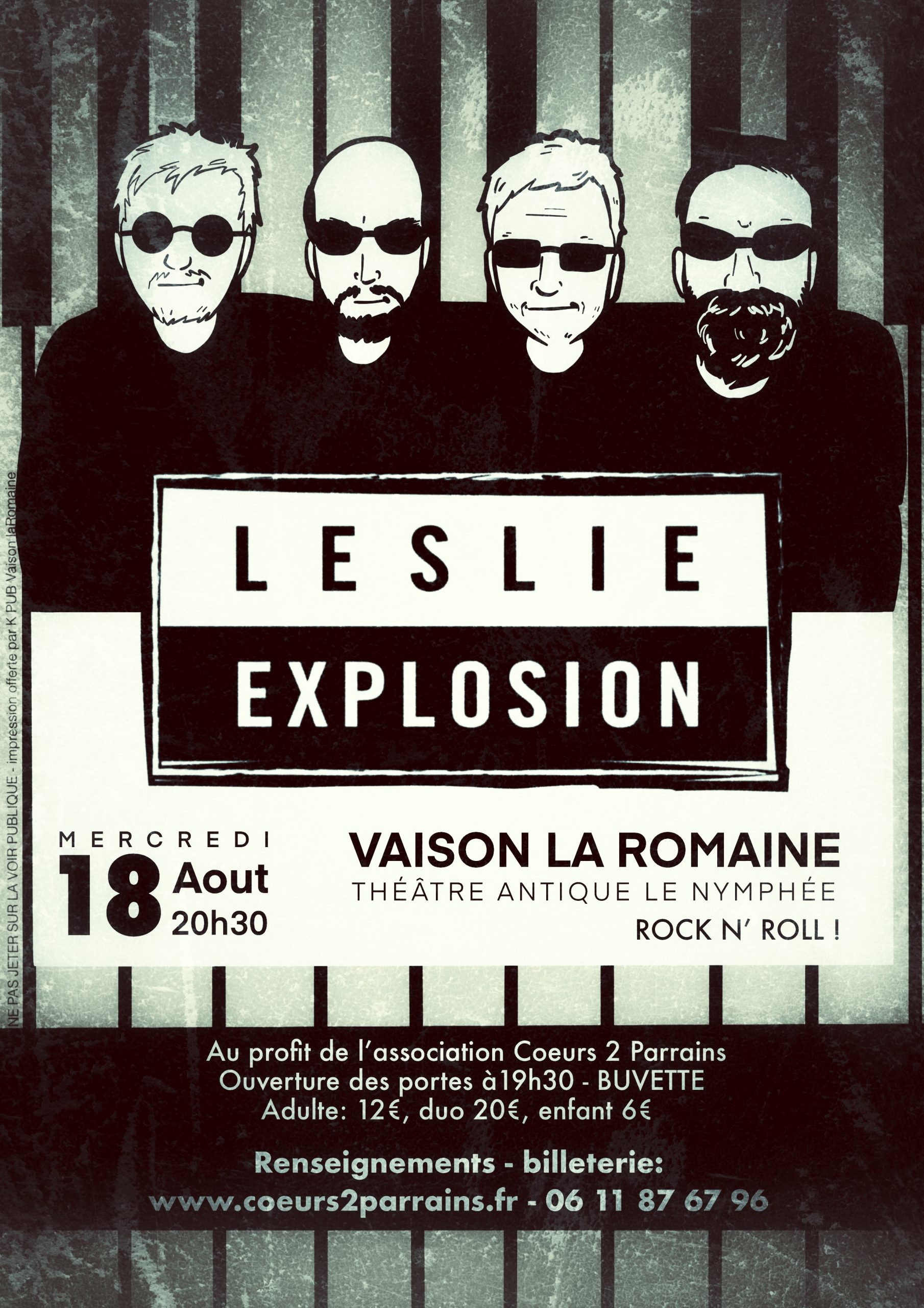Lire la suite à propos de l’article Concert rock de Leslie Explosion